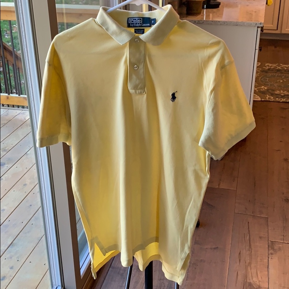 Polo shirt yellow size small men’s